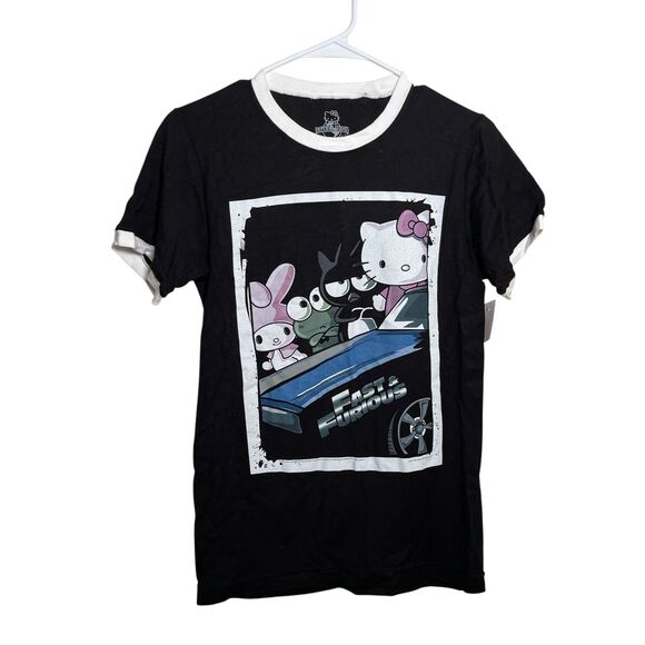 Universal Studios T-Shirt Women's XS Hello Kitty Fast & Furious Sanrio NWT - Picture 1 of 12